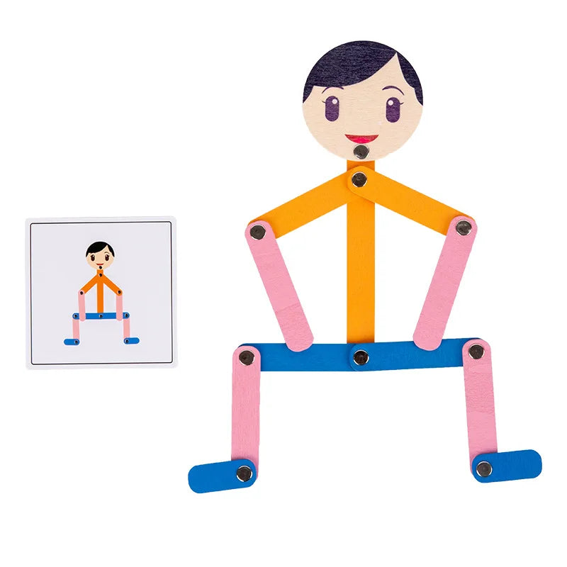 PlayGrow - Leikkimällä kasvaminen - Montessori-palapeli Urheilija