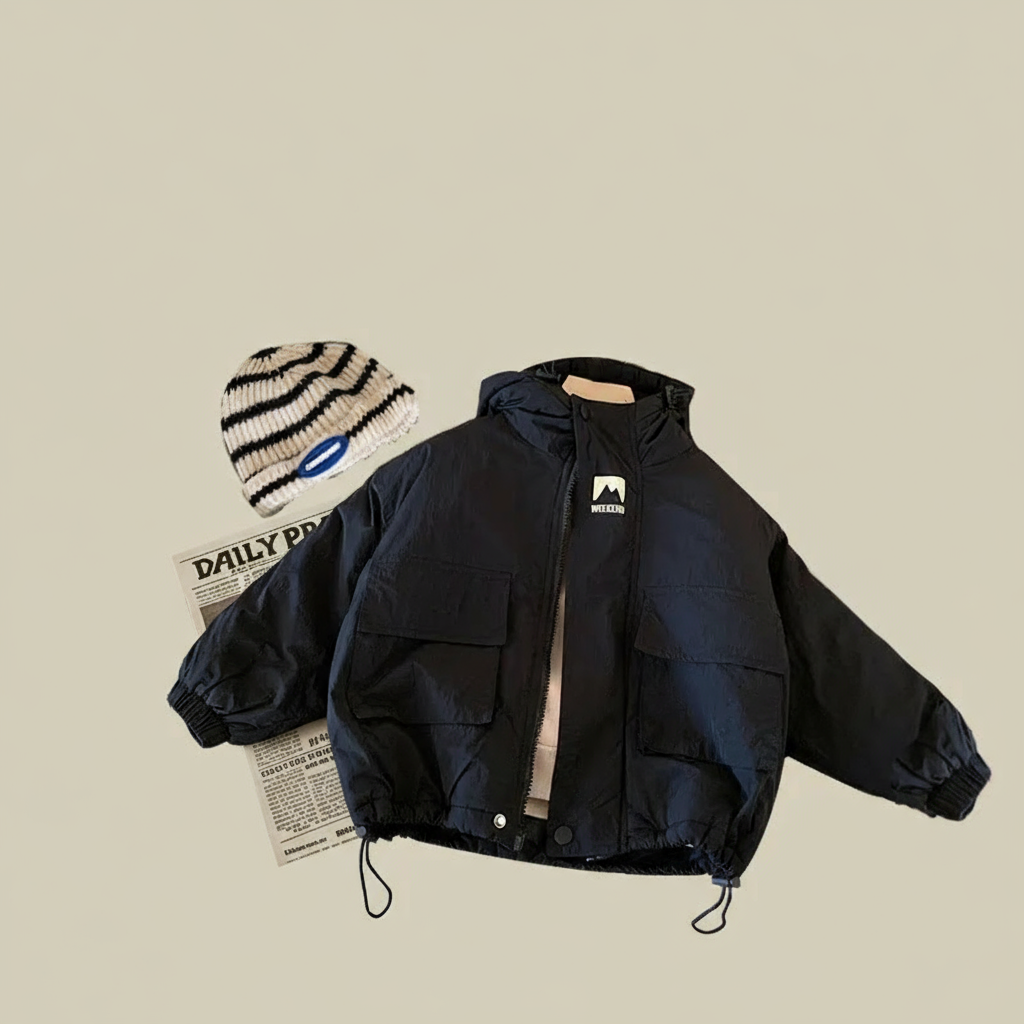 LiloWear – Tuulenpitävä ja vettä hylkivä – Lasten tuulitakki hupulla