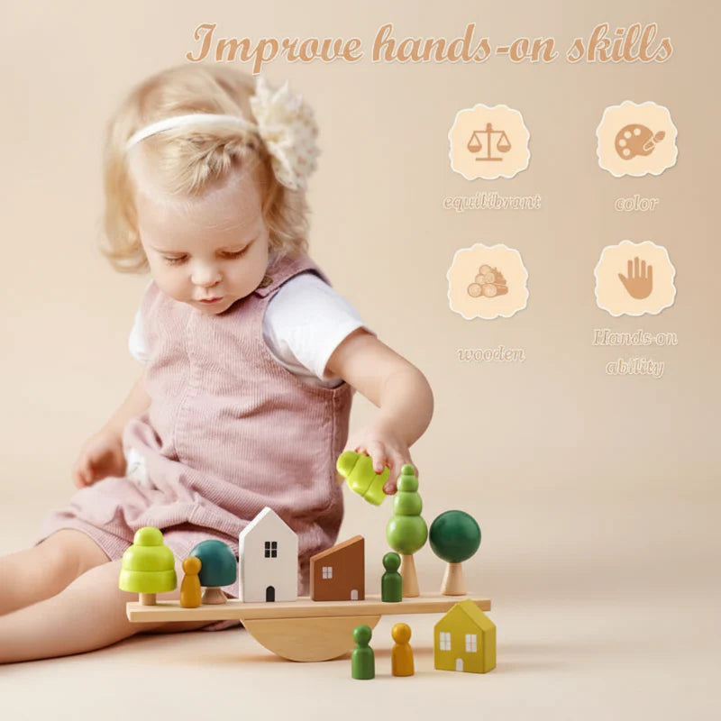 Wooden Forest Blocks – Luovuus ja kehitys – Puinen pinoamispalikkasarja