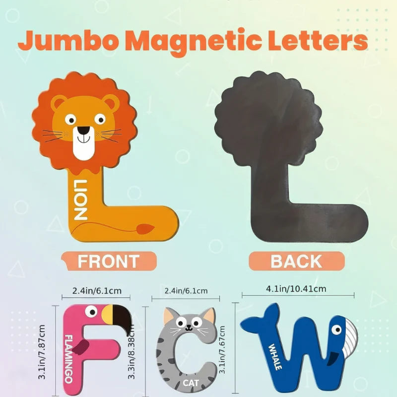 Magnetic Alphabet – Oppiminen ja leikit – Magneettikirjainsarja