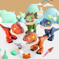 Thumbnail for Dinosaur Stationery Toy – Luova ja opettavainen – 5-osainen työpöytäsetti