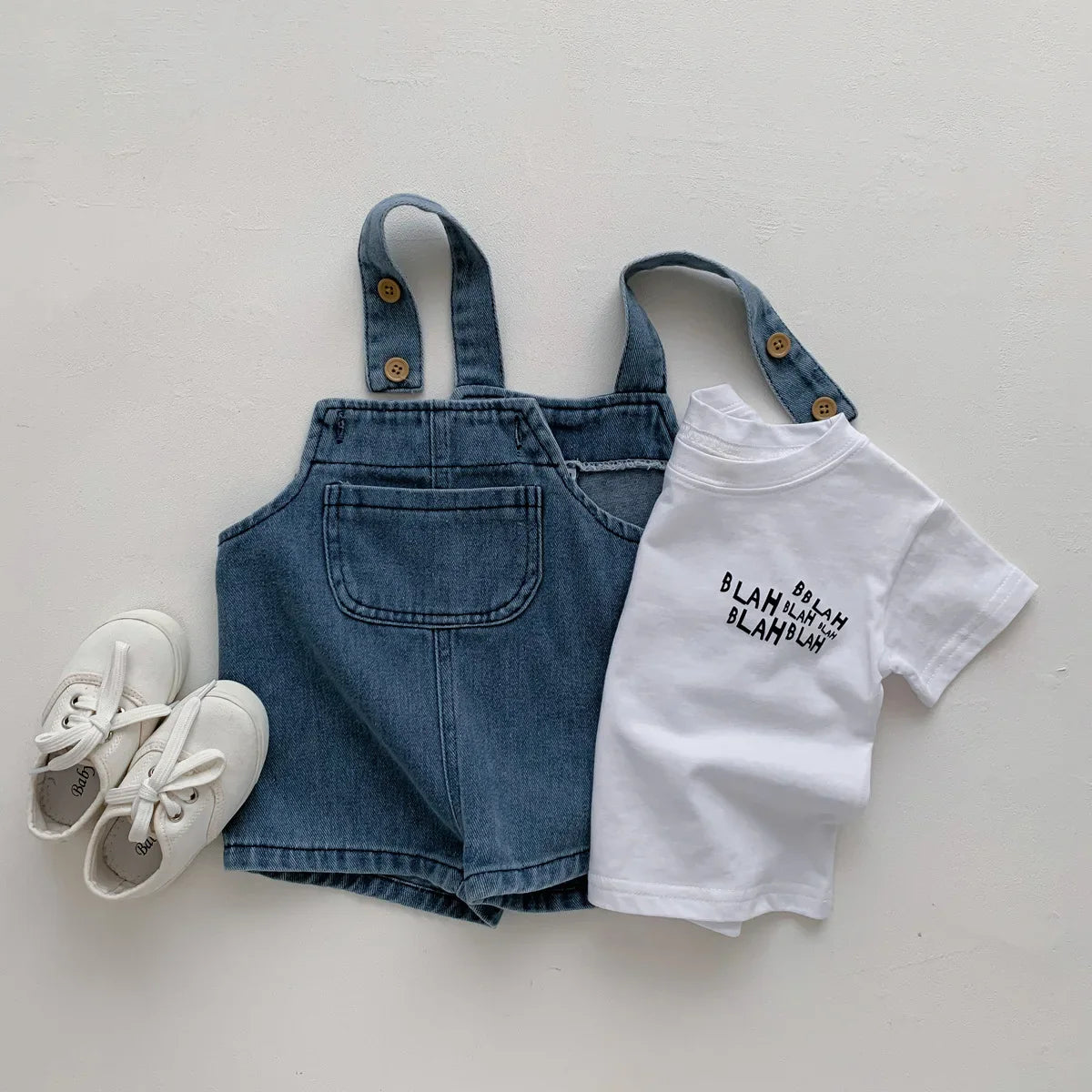 Mini Fashion™ - Tyylikästä farkkua - Lasten asu