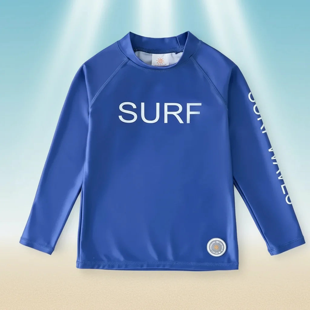 SunShield – Suojaava ja joustava – lasten pitkähihainen surffipaita, UPF 50+