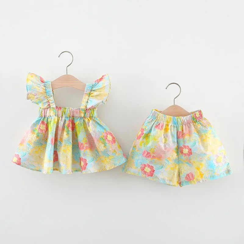 Mini Fashion™ - Kesä Flower Chic - Kesämekko Pioni printti