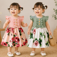 Thumbnail for Garden Dress – Kesä & raikas – Tyttöjen kukkamekko