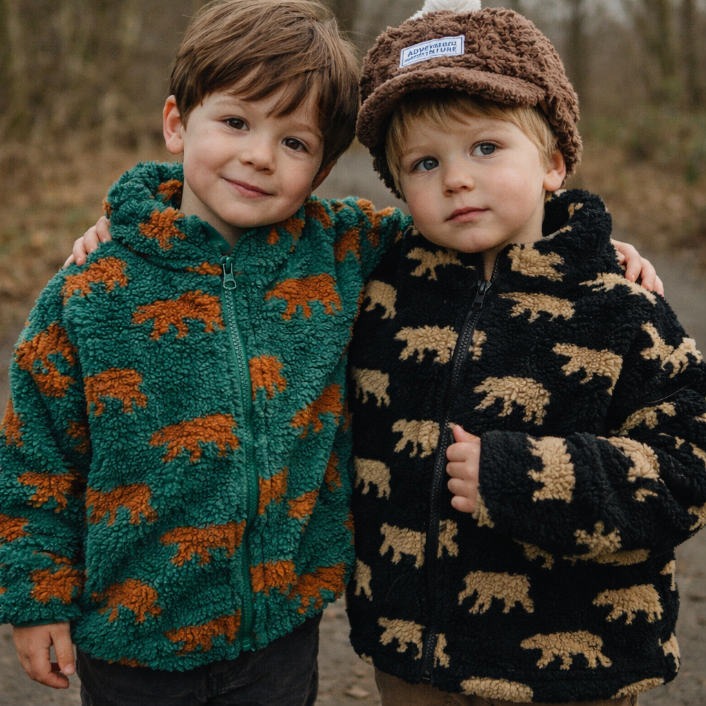 Mini Fashion™  – Erittäin pehmeä ja lämmin – Karhufleece-liivi