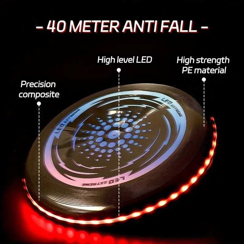 NightFly – Valoa antava ja kestävä – LED-frisbee