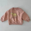Mini Fashion™ - Söpö dinosaurus printti - Dino collegepaita
