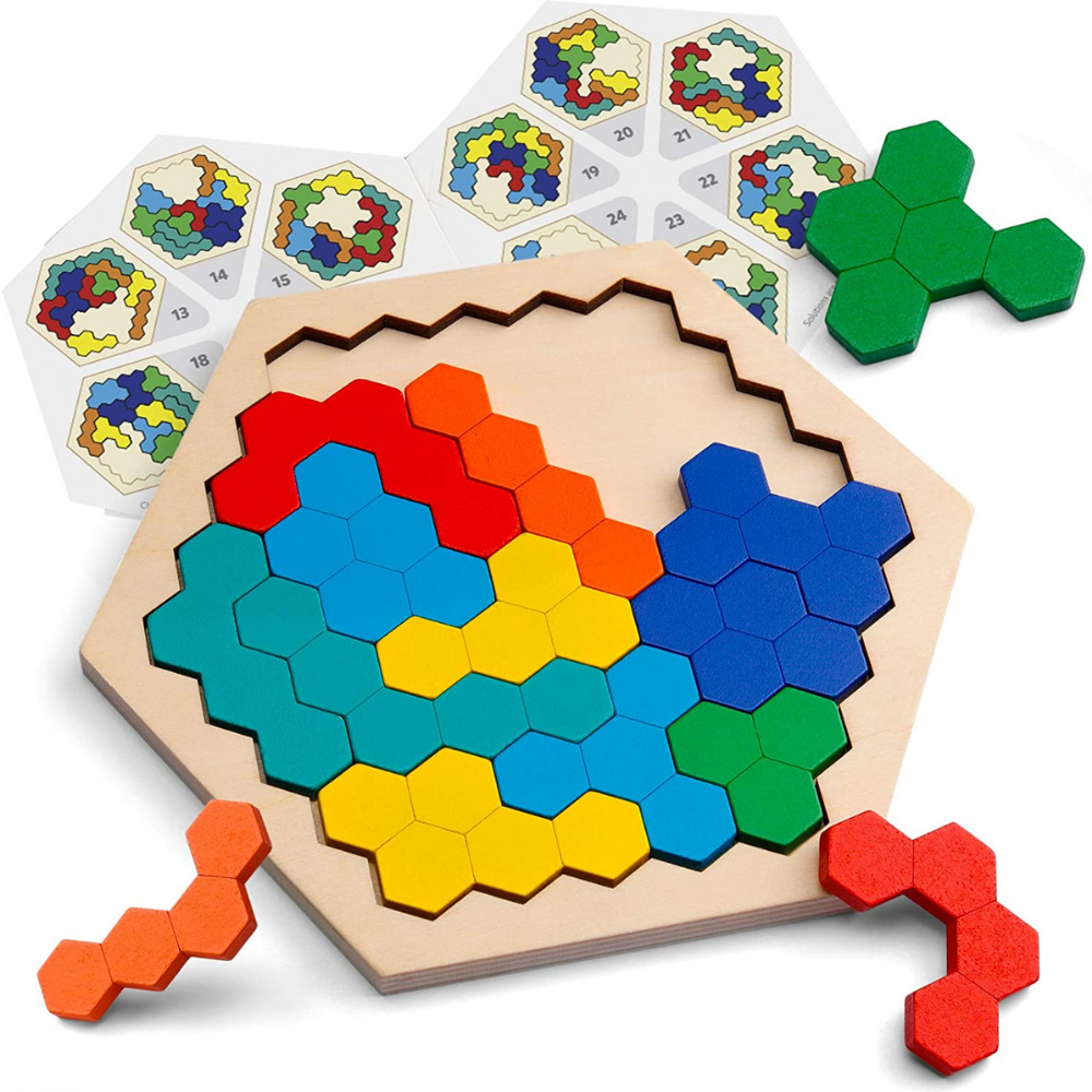 Hexagon Puzzle™ - Loputtomasti ratkaisuja - Geometrinen palapeli