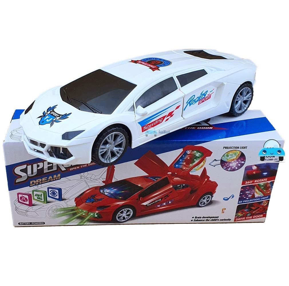 Supercar Toy™ - Liikkuva ja vilkkuva leluauto - Leluauto