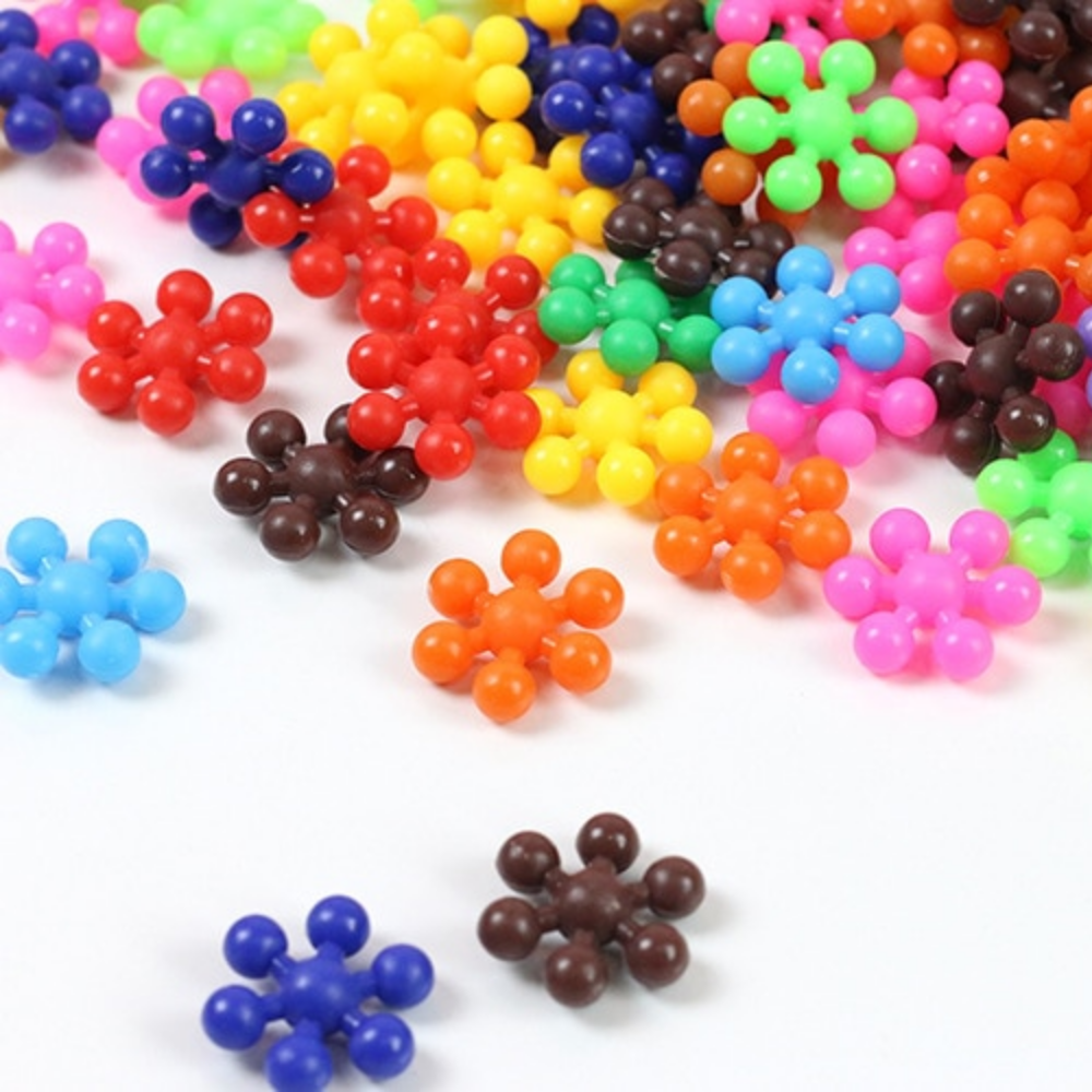 3D Building Blocks™ - Luovuuden kehittäminen - Lumihiutale rakennuspalikat