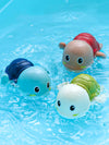 Bath Buddies™ - Kylve söpöjen merieläimien kanssa! - Uivat kilpikonnat