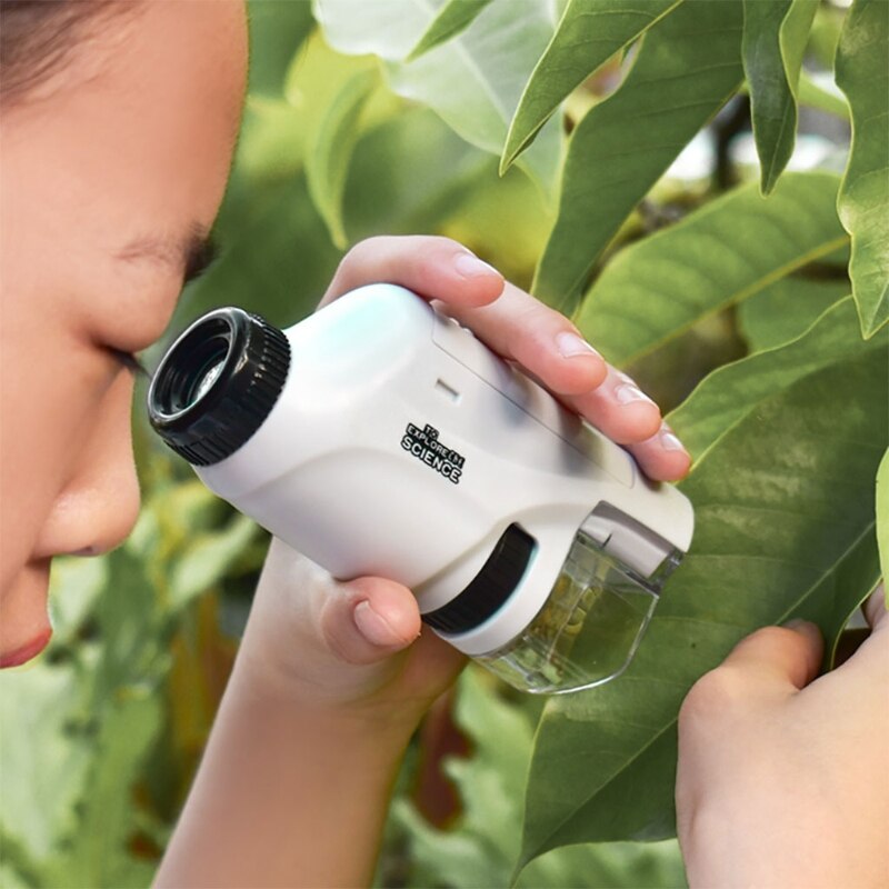 Kids Pocket Microscope™ - Tutki ympäristöä läheltä - LED-mikroskooppi