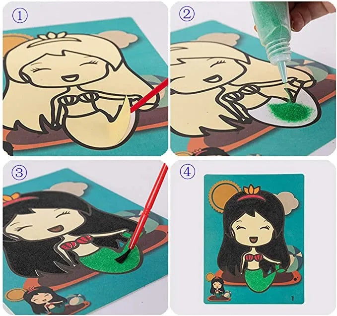 DIY Painting™ - Maalaa taideteoksia hiekalla - Hiekkamaalaussarja