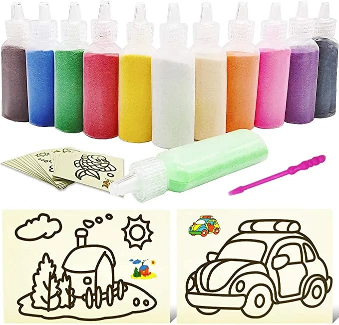 DIY Painting™ - Maalaa taideteoksia hiekalla - Hiekkamaalaussarja